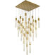 Canada 41 Light 35.4 inch Gold Chandelier Ceiling Light